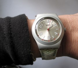 This photo featuring a wrist watch was taken by photographer Sanja Gjenero of Zagreb, Croatia.